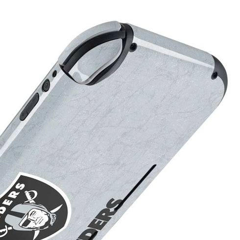 NFL Las Vegas Raiders - Alternate Distressed Nintendo Switch Lite Skin